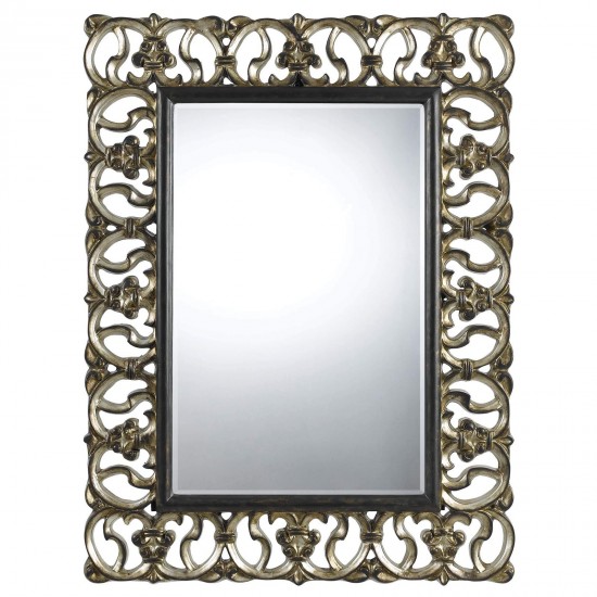 Goldish silver Dark bronze/silver Sunburst - Non lighted mirrors