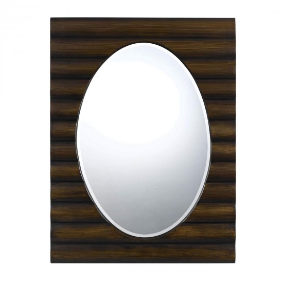 Teak Dark bronze Clovis - Non lighted mirrors