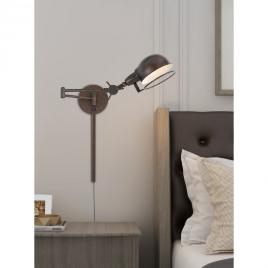 Rust Metal Linthal - Reading lamp