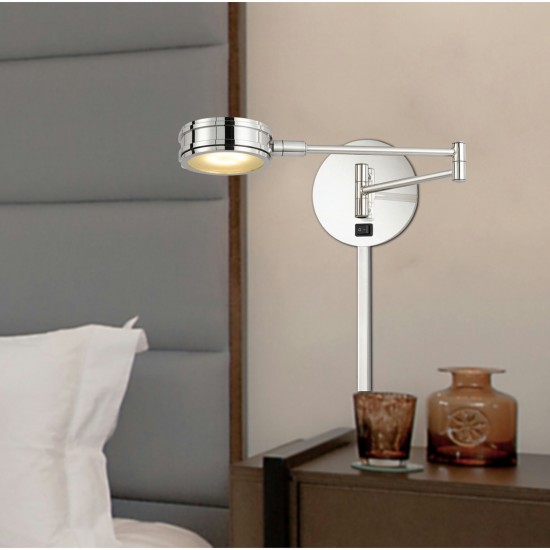 Chrome Metal Villach - Reading lamp