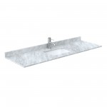 Miranda 66" Single Vanity in Dark Gray, Top, Square Sink, Brushed Nickel Trim