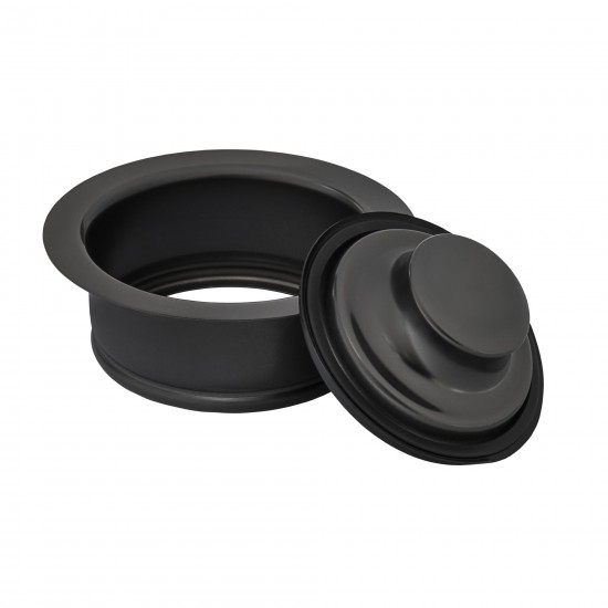 Ruvati Garbage Disposal Flange for Kitchen Sinks Gunmetal Black