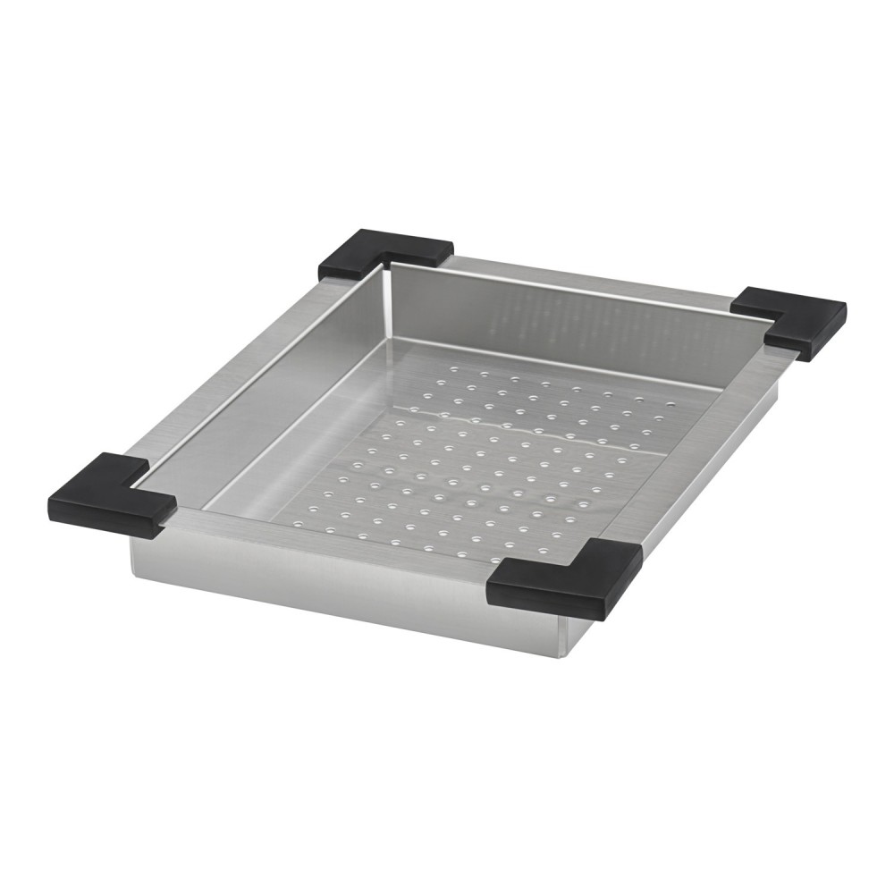 Ruvati Lower-Tier Shallow Colander for Double Ledge Dual Tier Workstation Sinks Ruvati Lower-Tier Shallow Colander for Double Ledge Dual Tier Workstation Sinks