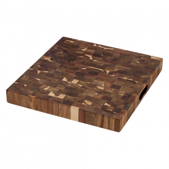 Ruvati 17 x 16 x 2 inch thick End Grain Acacia Wood Cutting Board