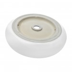 Ruvati Vista 12 x 12 inch Vessel (Countertop) Porcelain Bathroom Sink - White