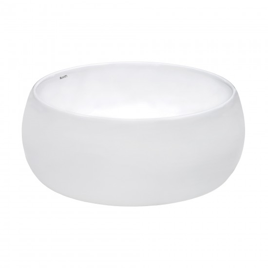 Ruvati Vista 15-3/4 x 15-3/4 inch Vessel (Countertop) Porcelain Bathroom Sink
