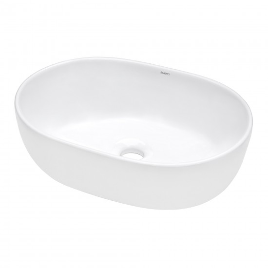 Ruvati Vista 19 x 13-3/4 inch Vessel (Countertop) Porcelain Bathroom Sink