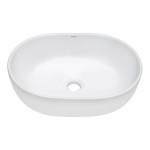 Ruvati Vista 19 x 13-3/4 inch Vessel (Countertop) Porcelain Bathroom Sink