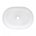 Ruvati Vista 19 x 13-3/4 inch Vessel (Countertop) Porcelain Bathroom Sink