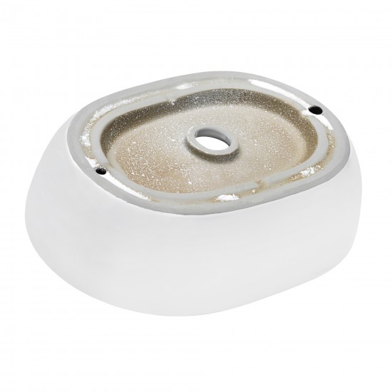 Ruvati Vista 23-1/2 x 16-1/2 inch Vessel (Countertop) Porcelain Bathroom Sink