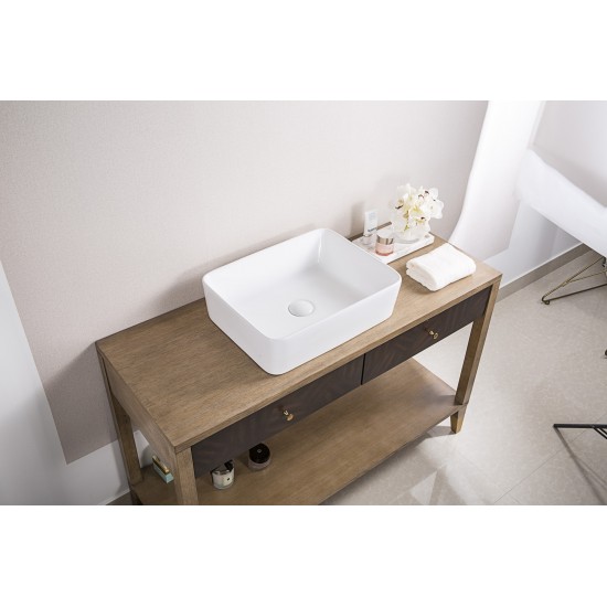 Ruvati Vista 19 x 14-1/2 inch Vessel (Countertop) Porcelain Bathroom Sink