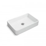 Ruvati Vista 24-1/4 x 16 inch Vessel (Countertop) Porcelain Bathroom Sink