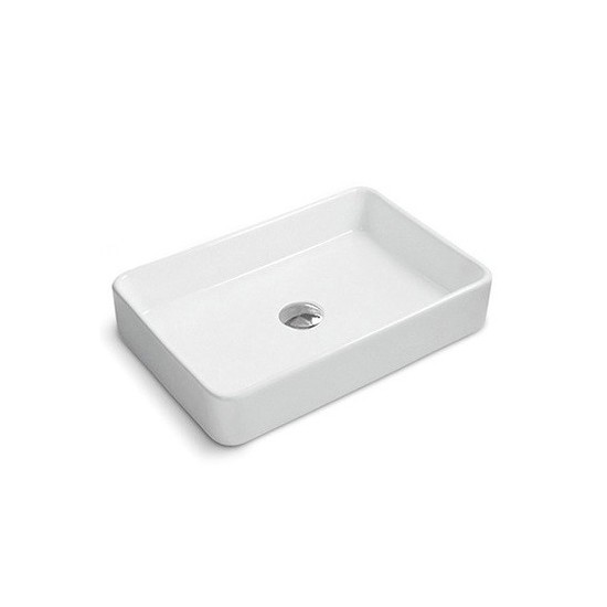 Ruvati Vista 24-1/4 x 16 inch Vessel (Countertop) Porcelain Bathroom Sink