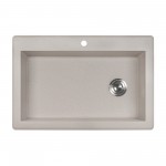 Ruvati 33 x 22 inch Topmount Granite Composite Kitchen Sink - Caribbean Sand