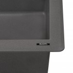 Ruvati 33 x 22 inch Topmount Granite Composite Kitchen Sink - Urban Gray