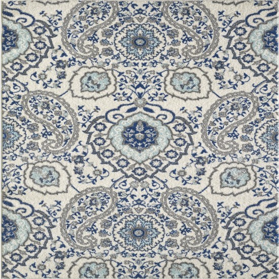 Totti Angel Cream/Blue 3x5 Paisley Rug