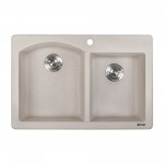 Ruvati epiGranite 33 x 22 inch Dual Mount Kitchen Sink - Caribbean Sand