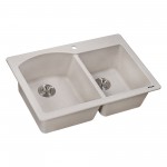 Ruvati epiGranite 33 x 22 inch Dual Mount Kitchen Sink - Caribbean Sand