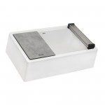 Ruvati epiCast 33 x 20.5 inch Granite Composite Kitchen Sink - Arctic White