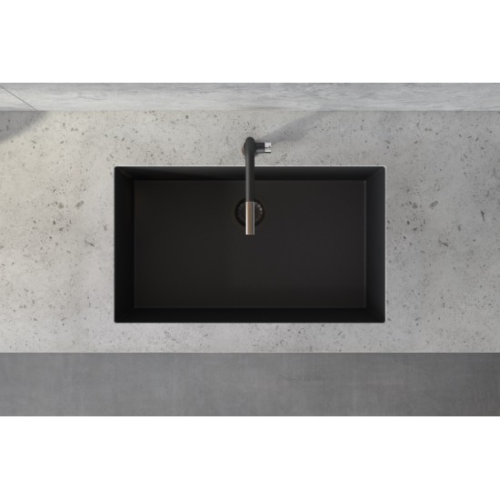 Ruvati epiGranite 30 x 18 inch Kitchen Sink - Midnight Black