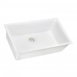 Ruvati epiGranite 30 x 18 inch Kitchen Sink - Arctic White