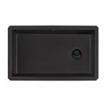 Ruvati epiGranite 31-3/4 x 19-1/4 inch Kitchen Sink - Midnight Black