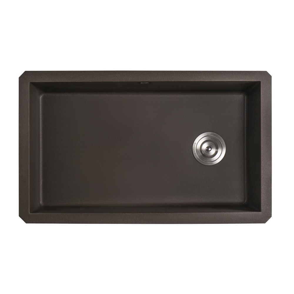 Ruvati epiGranite 31-3/4 x 19-1/4 inch Kitchen Sink - Espresso / Coffee Brown