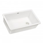 Ruvati epiGranite 31-3/4 x 19-1/4 inch Kitchen Sink - Arctic White