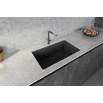 Ruvati epiGranite 33 x 19 inch Kitchen Sink - Midnight Black