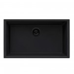 Ruvati epiGranite 33 x 19 inch Kitchen Sink - Midnight Black