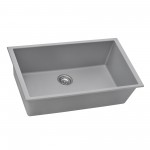 Ruvati epiGranite 33 x 19 inch Kitchen Sink - Silver Gray