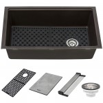 Ruvati epiStage 33 x 19 inch Kitchen Sink - Espresso