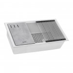 Ruvati epiStage 33 x 19 inch Kitchen Sink - Arctic White