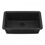 Ruvati epiStage 29.5 x 18.5 inch Kitchen Sink - Midnight Black