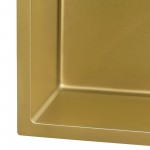 Ruvati Terraza 33 x 22 inch Stainless Steel Kitchen Sink - Brass Tone Matte Gold