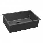 Ruvati Terraza 27 x 19 inch Stainless Steel Kitchen Sink - Gunmetal Matte Black