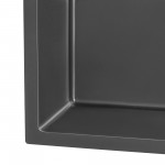 Ruvati Terraza 27 x 19 inch Stainless Steel Kitchen Sink - Gunmetal Matte Black