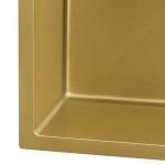 Ruvati Terraza 30 x 19 inch Stainless Steel Kitchen Sink - Brass Tone Matte Gold