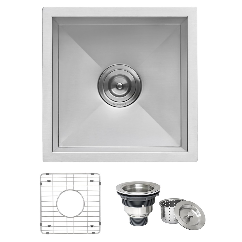 Ruvati Nesta 15 x 15 inch Undermount Bar Sink