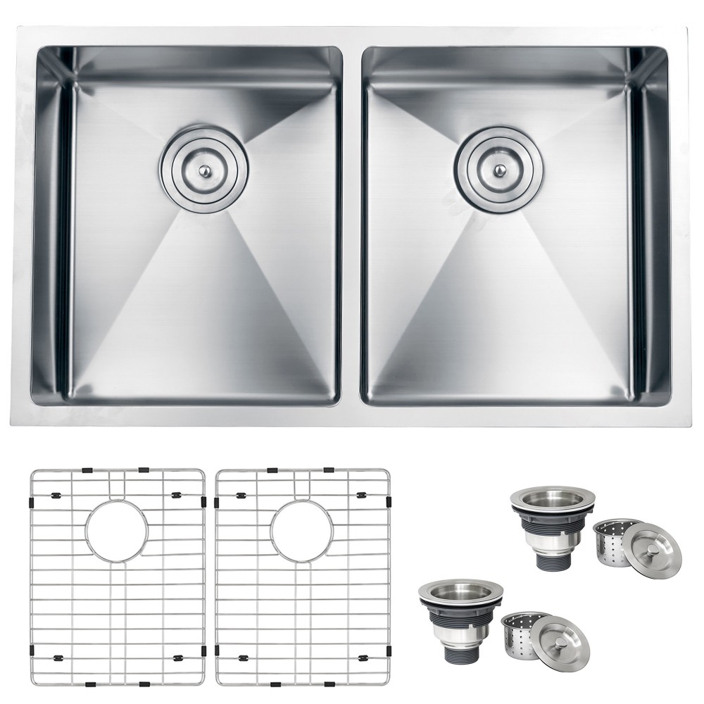 Ruvati Gravena 32 x 19 inch Undermount Kitchen Sink - Stainless Steel