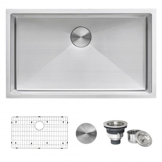 Ruvati Gravena 33 x 19 inch Undermount Stainless Steel Kitchen Sink