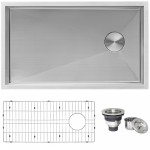 Ruvati Tribeca 27 x 19 inch Undermount Stainless Steel Kitchen Sink