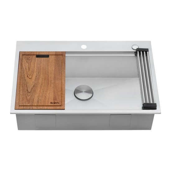 Ruvati Siena 33 x 22 inch Topmount Kitchen Sink - Stainless Steel