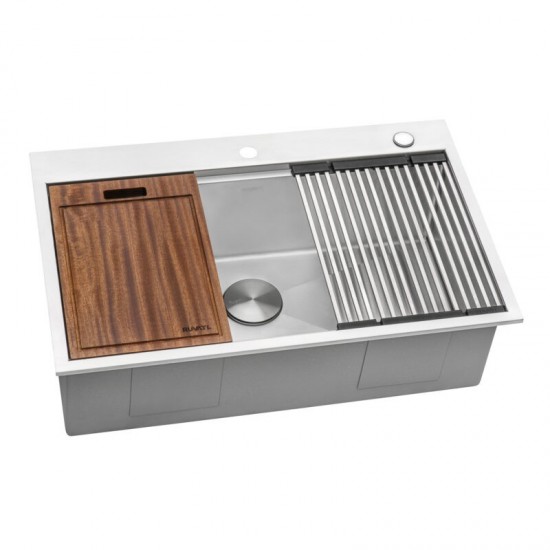 Ruvati Siena 33 x 22 inch Stainless Steel Kitchen Sink