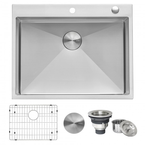 Ruvati Tirana Pro 28 x 22 inch Topmount Stainless Steel Kitchen Sink