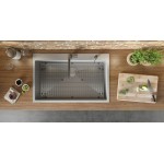 Ruvati Tirana Pro 30 x 22 inch Topmount Stainless Steel Kitchen Sink