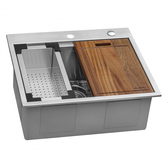 Ruvati Siena 25 x 22 inch Topmount Stainless Steel Kitchen Sink