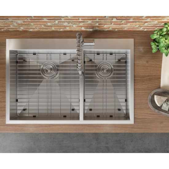 Ruvati Tirana 33 x 22 inch Stainless Steel Kitchen Sink