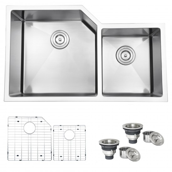 Ruvati Gravena 33 x 20 inch Undermount Stainless Steel Kitchen Sink