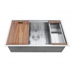 Ruvati Roma 30 x 19 inch Stainless Steel Kitchen Sink